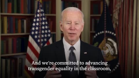 Biden on Transgender Day of Visibility 2022.. 🙄