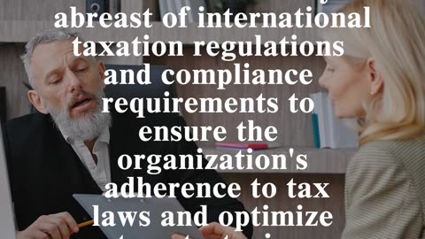 CEO Proficiency: International taxation and compliance