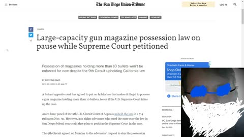 Governor of California wanting to ban guns.