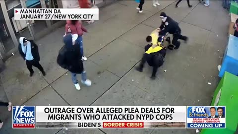 Migrants who attacked NYPD cops reportedly get plea deal Gutfeld Fox News