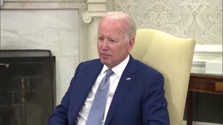 Biden Stares Off Into Space After Reporter Asks Question