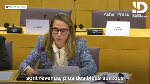 MEP Virginie Joron -Director of EMA admits that victims of are used to build a “model” (SUB AUDIO)
