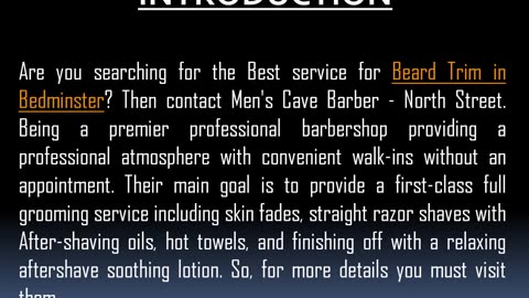 Best service for Beard Trim in Bedminster