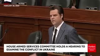 Ukraine Has A Corruption Problem- Right- Matt Gaetz Grills DoD Inspector General