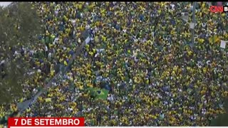 Massive demonstration in favor of Bolsonaro in São Paulo on September 7, 2021