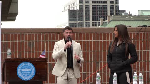 Influencers, Bodittle & Ella Maulding Speaking at GOUSA'S Unite for Freedom Rally Boston