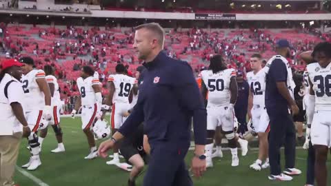 Follow Bryan Harsin off the field after Auburn loses by 32 at Georgia (1)