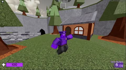 Purple man Dancing (Roblox Arsenal)