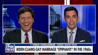Tucker Exposes Biden's Lies That He Supported Gay Marriage Since the 1960s