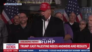 Trump talks to East Palestine, Ohio Victims. Will Biden have money for them like he did for Ukraine?