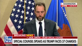 Special Counsel Jack Smith delivers statement on Indictment of Donald Trump