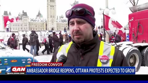 Ambassador Bridge reopens, Ottawa protests expected to grow