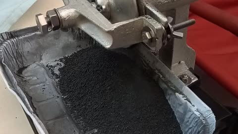 Grinding black powder