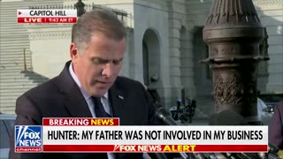 HUNTER: "There is no evidence to suggest my father was financially involved in my business .."