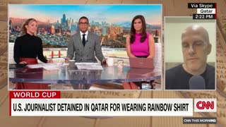 Hear from US journalist who was detained for wearing a rainbow shirt in Qatar