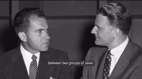 Nixon and Billy Graham talking about the media being run by devil worshippers…