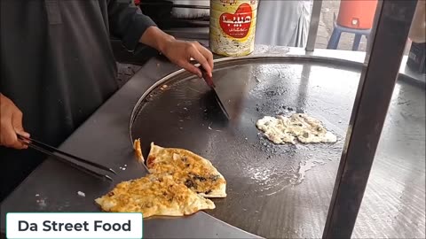 Super Famous Cheese Anda Paratha at Street Food