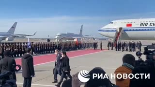 China's Xi Jinping arrives in Moscow to meet Putin