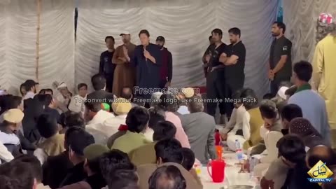 Video of Imran Khan doing Iftar with PTI workers at Zaman Park |