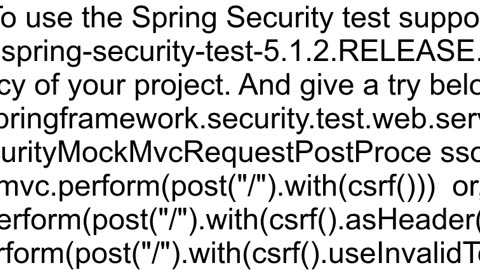 In what package is now located the csrf method in Spring 5