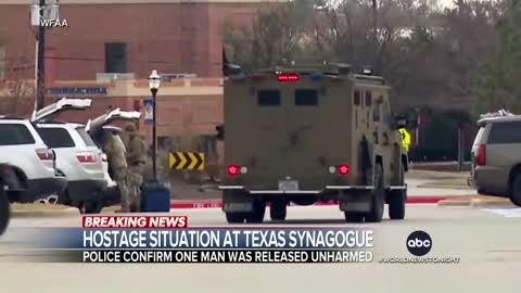 Hostage situation unfolds at Synagogue near Fort Worth.