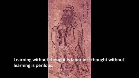 Confucius Quote - Learning without thought...