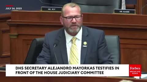GOP Lawmaker Lights Into Alejandro Mayorkas: "I Look Forward To Your Impeachment"