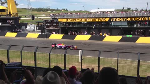 Mark Webber - Top Gear Festival Sydney 2013 - Burnout