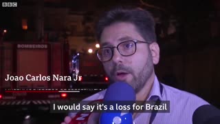 National Museum of Brazil consumed by fire - BBC News