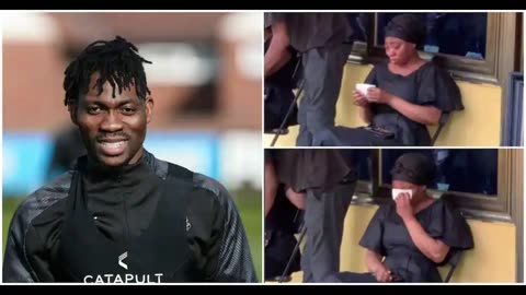 Christian Atsu’s twin sister weeps bitterly in new video at their family home