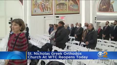 Church reopens 2 decades after 9/11 attacks