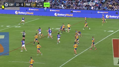 NRL 2024 | Bulldogs v Eels | Match Highlights