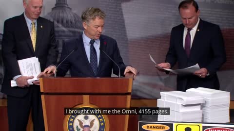 Rand Paul on the Omnibus Bill Attempt