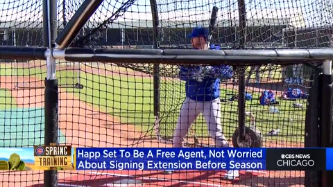 Cubs outfielder Ian Happ focused on gearing up for season amid contract talks