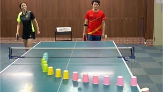 Table tennis ball competition