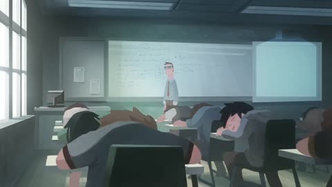 short animation - classroom illustration