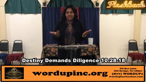 Destiny Demands Diligence 10.28.18-FB