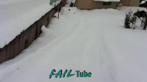 Awesome Roof Snow Removal Tools ! Amazing Snow Sliding Off The Roof