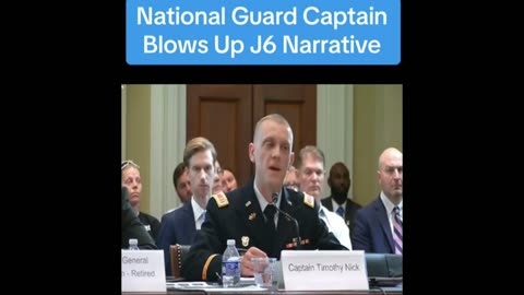 Jan 6th National Guardsman testifies what really happened