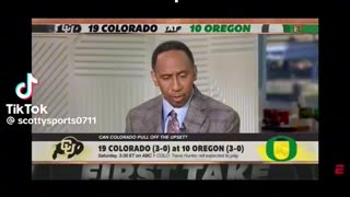 Stephen a Smith Predicted Colorado vs Oregon