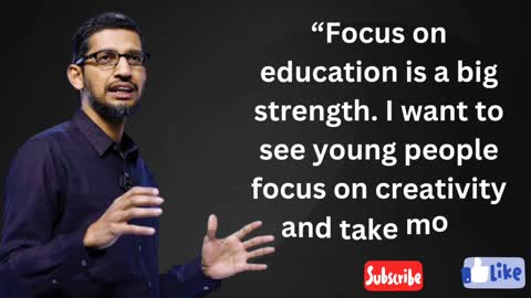 Sundar Pichai – The CEO Of Google