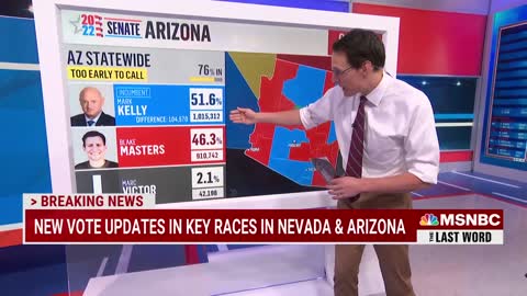 Steve Kornacki Breaks Down New Arizona Vote Totals