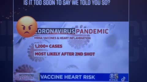 Warning are now openly advertised for mNRA vaccines of serious cases myocarditis