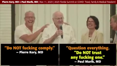 'DO NOT FUCKING COMPLY,' SAYS PIERRE KORY, MD