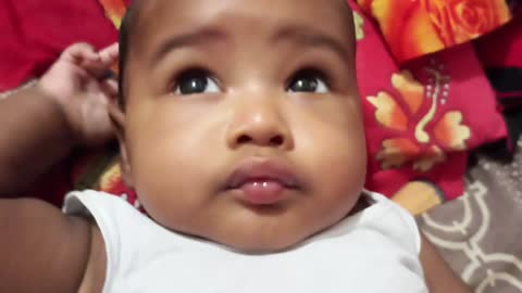 baby funny video | baby playing by his own concept | baby day out.