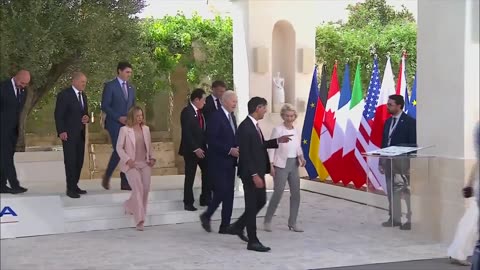 G7 Leaders Acting as Aides for President Joe Biden