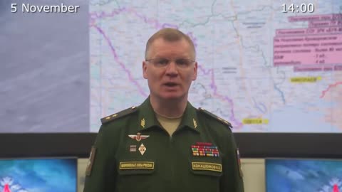 November 5 2022: Russian Defense Ministry Briefing