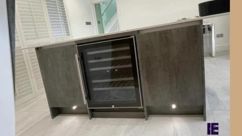 L-shaped Grey Wooden Kitchen Set in Barnet Supplied by Inspired Elements