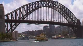 Sydney Harbour ferry and bridge