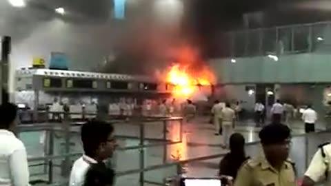 Fire breaks out inside Netaji Subhash Chandra Bose international Airport in Kolkata, India